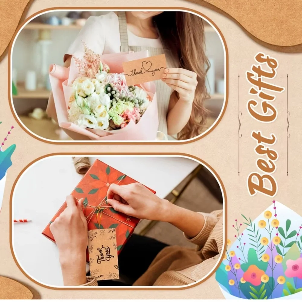 100 Assorted Thank You Cards